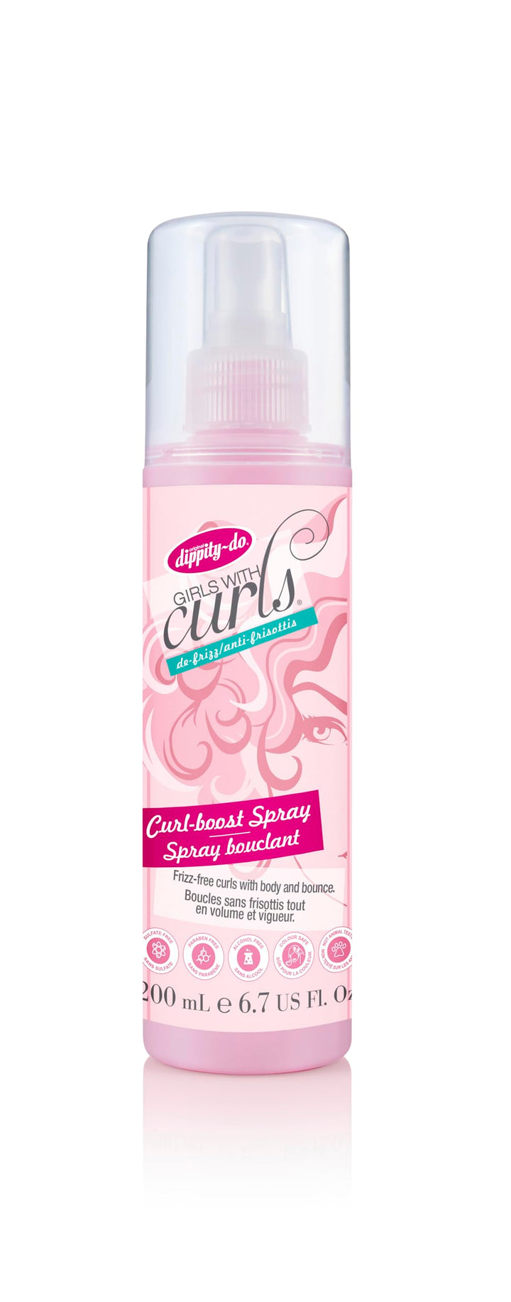 Dippity-Do Girls With Curls Curl Boost Spray, 6.7 Oz