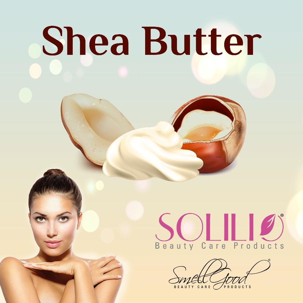 SmellGood - Pure Unrefined Shea Butter, totally natural and organic, ivory color, packed in 8OZ Jar, 1 Unit