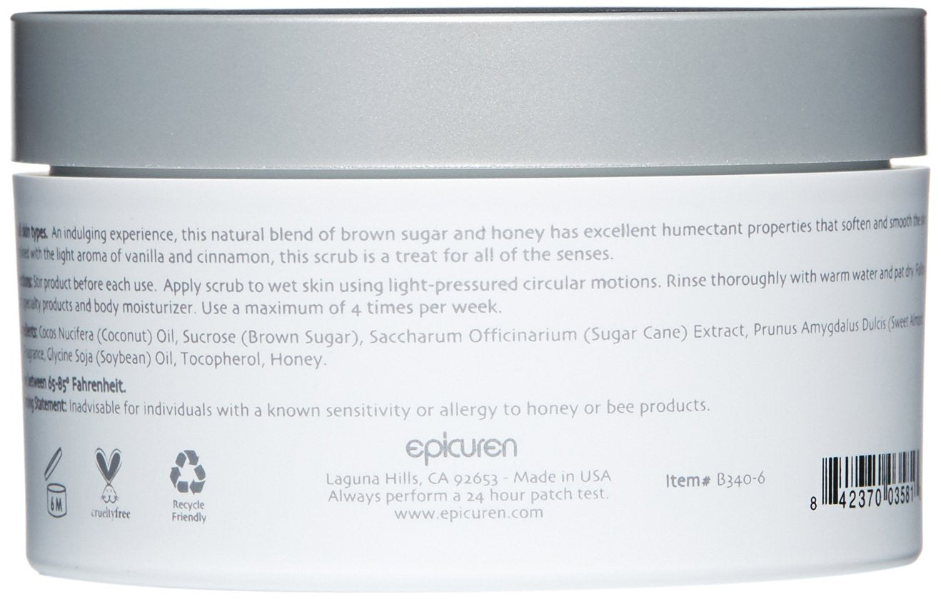 Epicuren Cinnamon Vanilla Brown Sugar Polish (6.7oz)