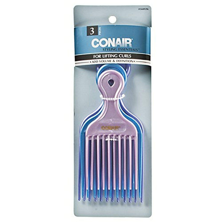 Conair 14493z 3 Count Pro Styling Hair Lift Combs by Conair