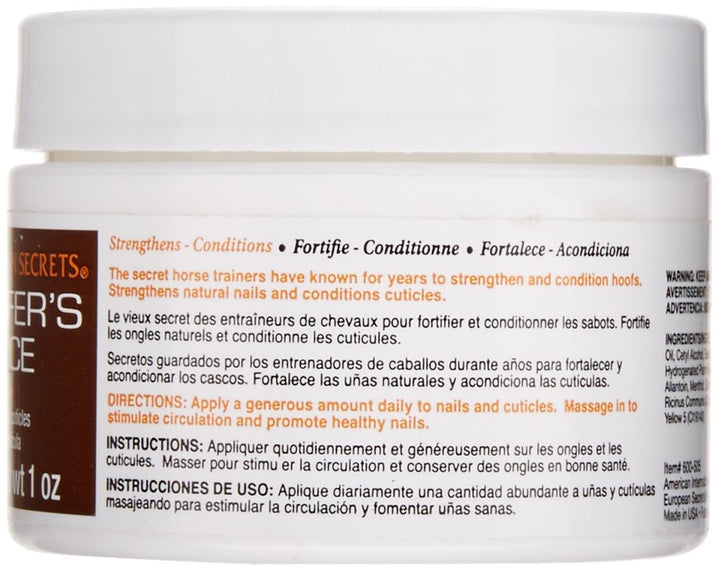 super nail Hoofer's Choice Hoof Nail and Cuticle Cream, 1 oz (28g)