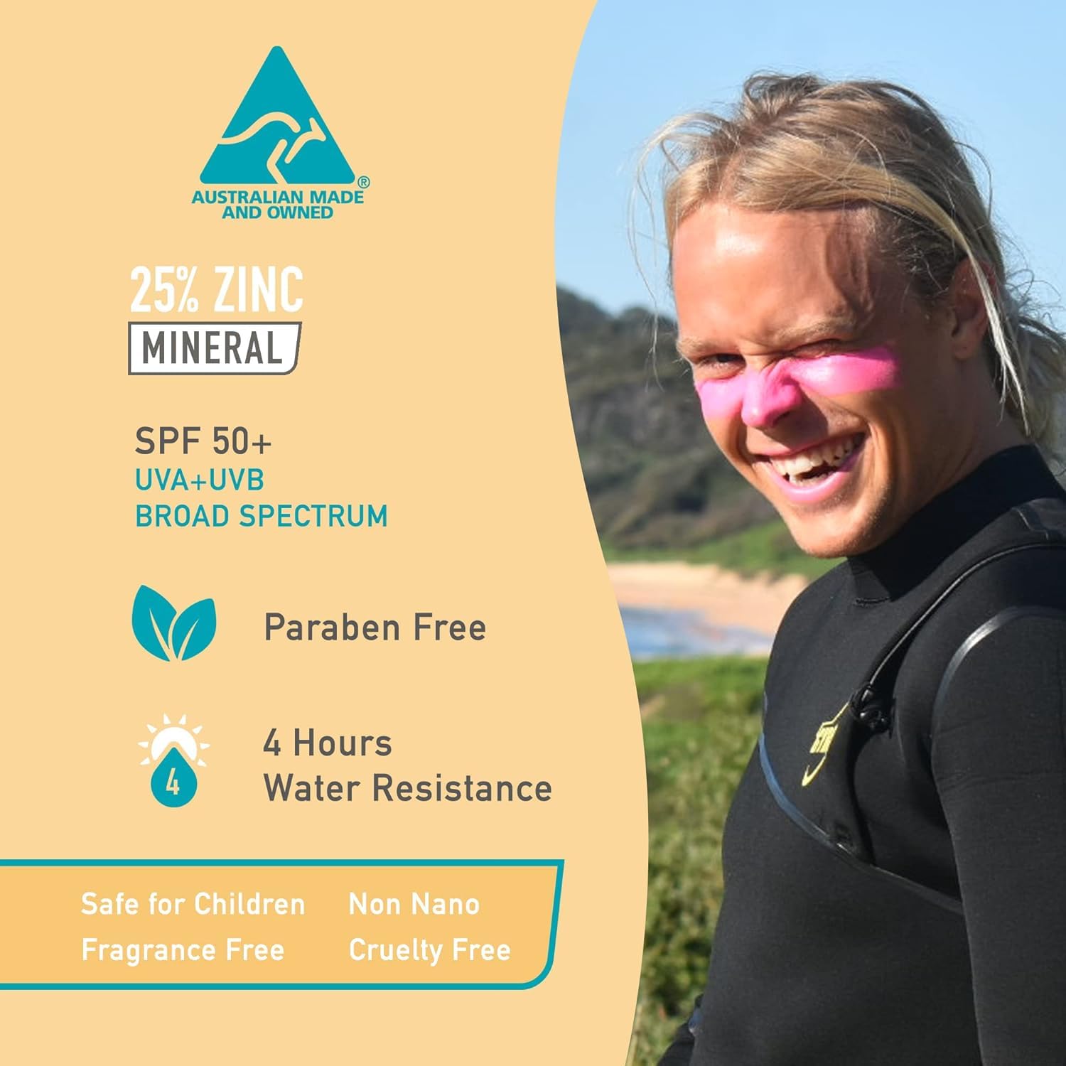 Sun Zapper - Pink Zinc Stick SPF 50+ - 12g