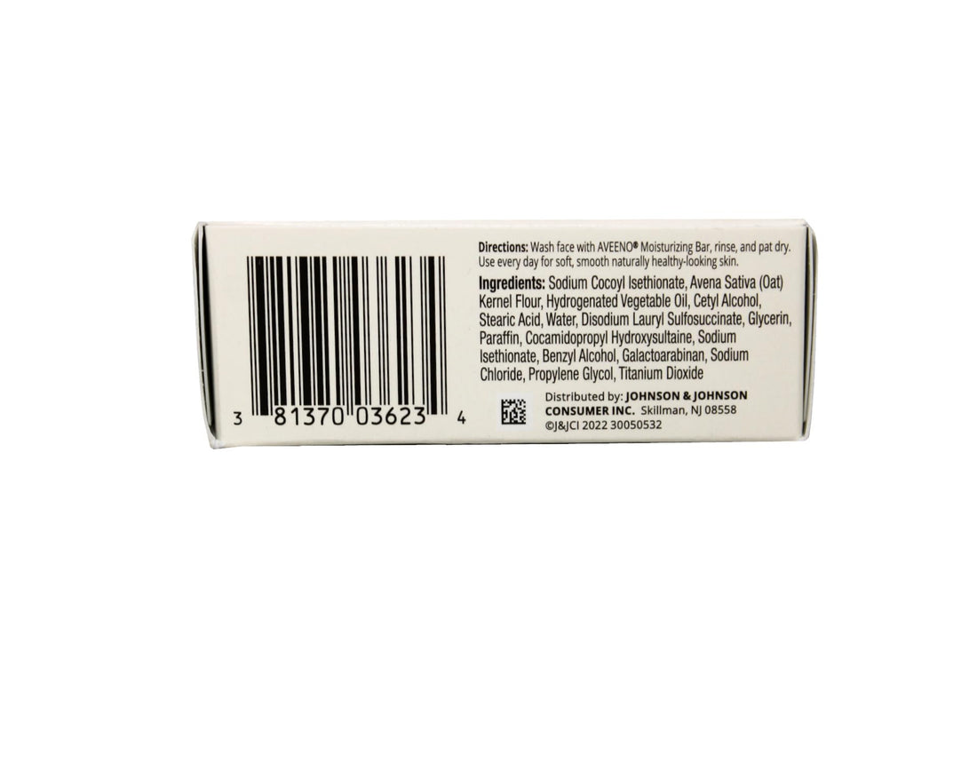 AVEENO Naturals Moisturizing Bar for Dry Skin 3.50 oz (Pack of 2)