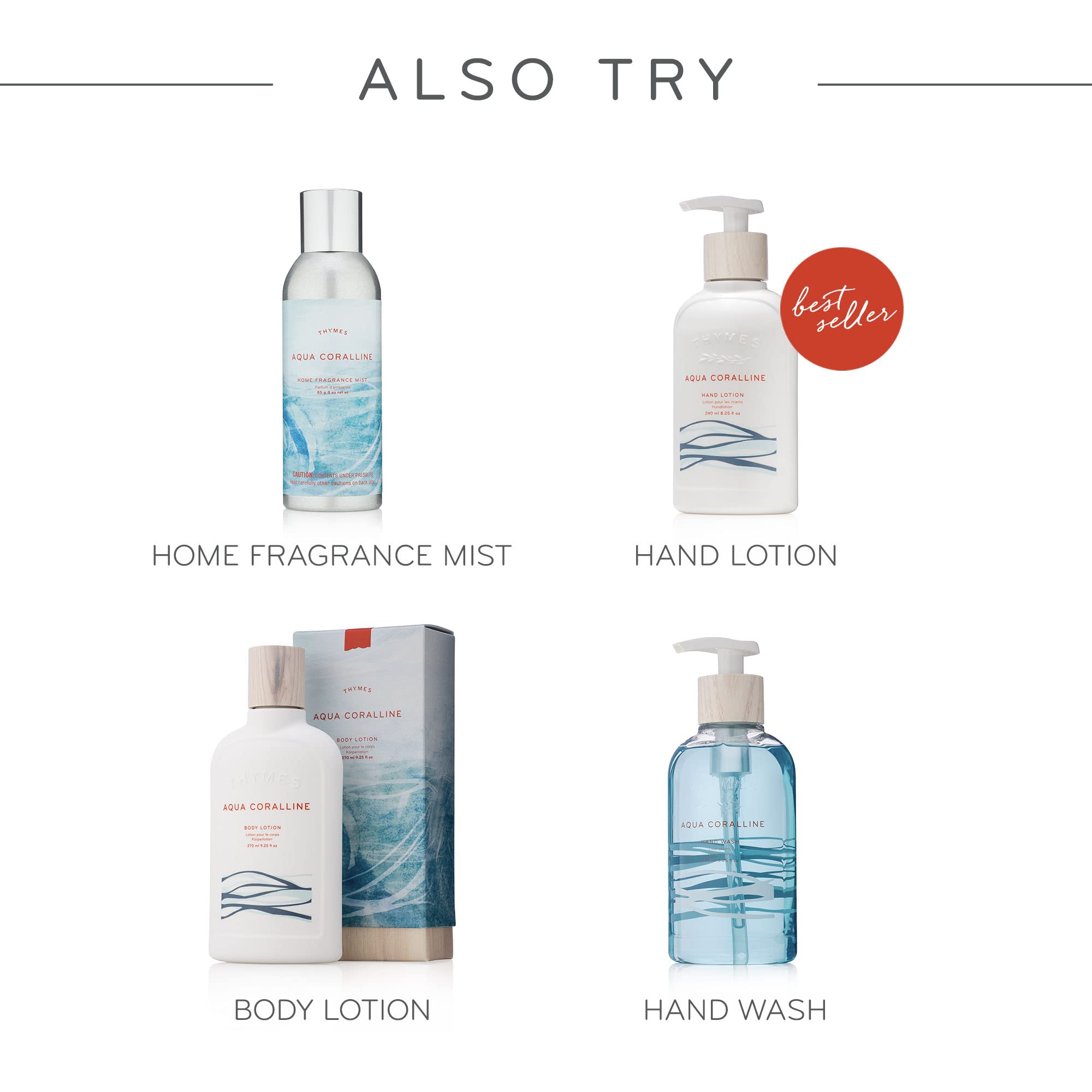 Thymes - Aqua Coralline Luxurious Bath Soap - Naturally Conditioning Bar Soap with Refreshing Beach Scent - 6 ounce