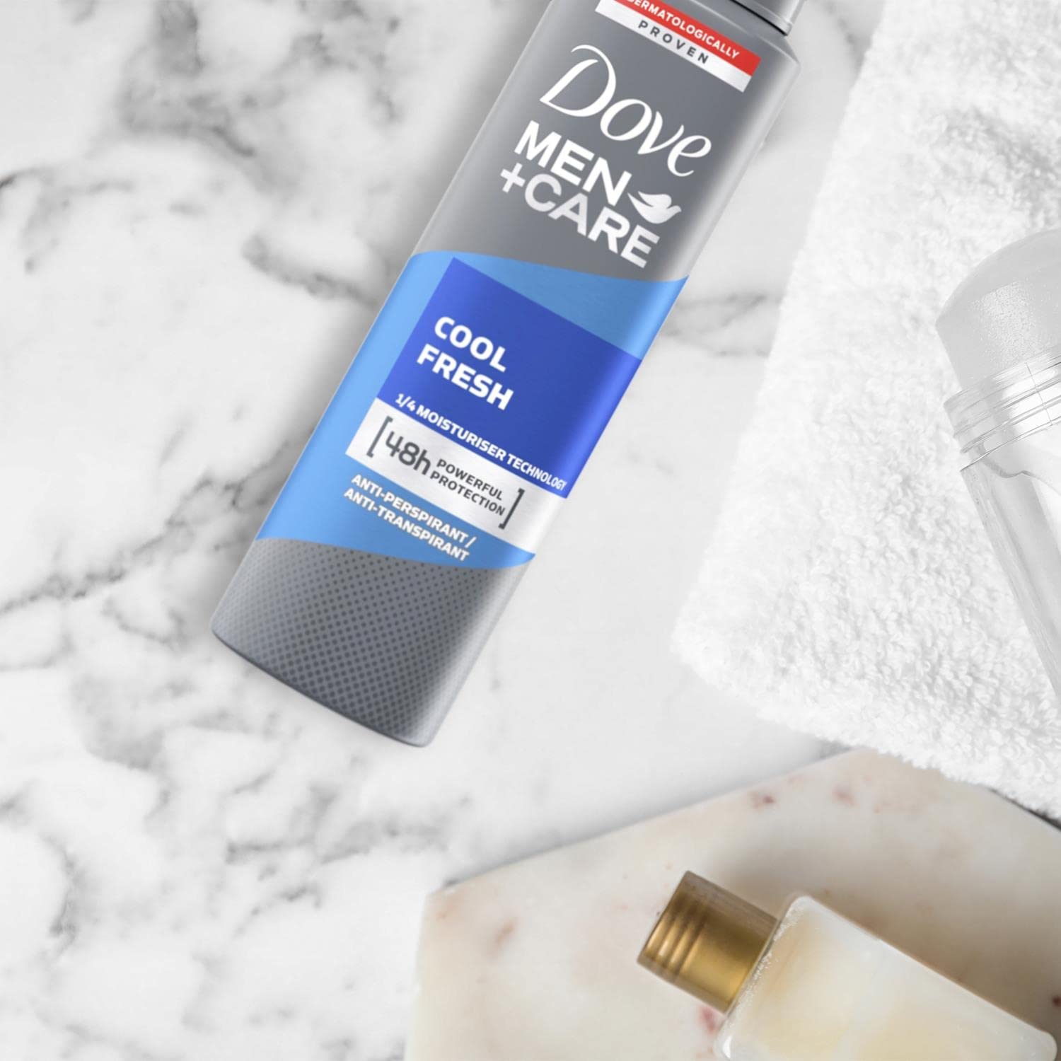 Dove Men + Care Cool Fresh Spray Deodorant & Anti-Perspirant 150Ml / 5.07 Oz, Pack Of 6