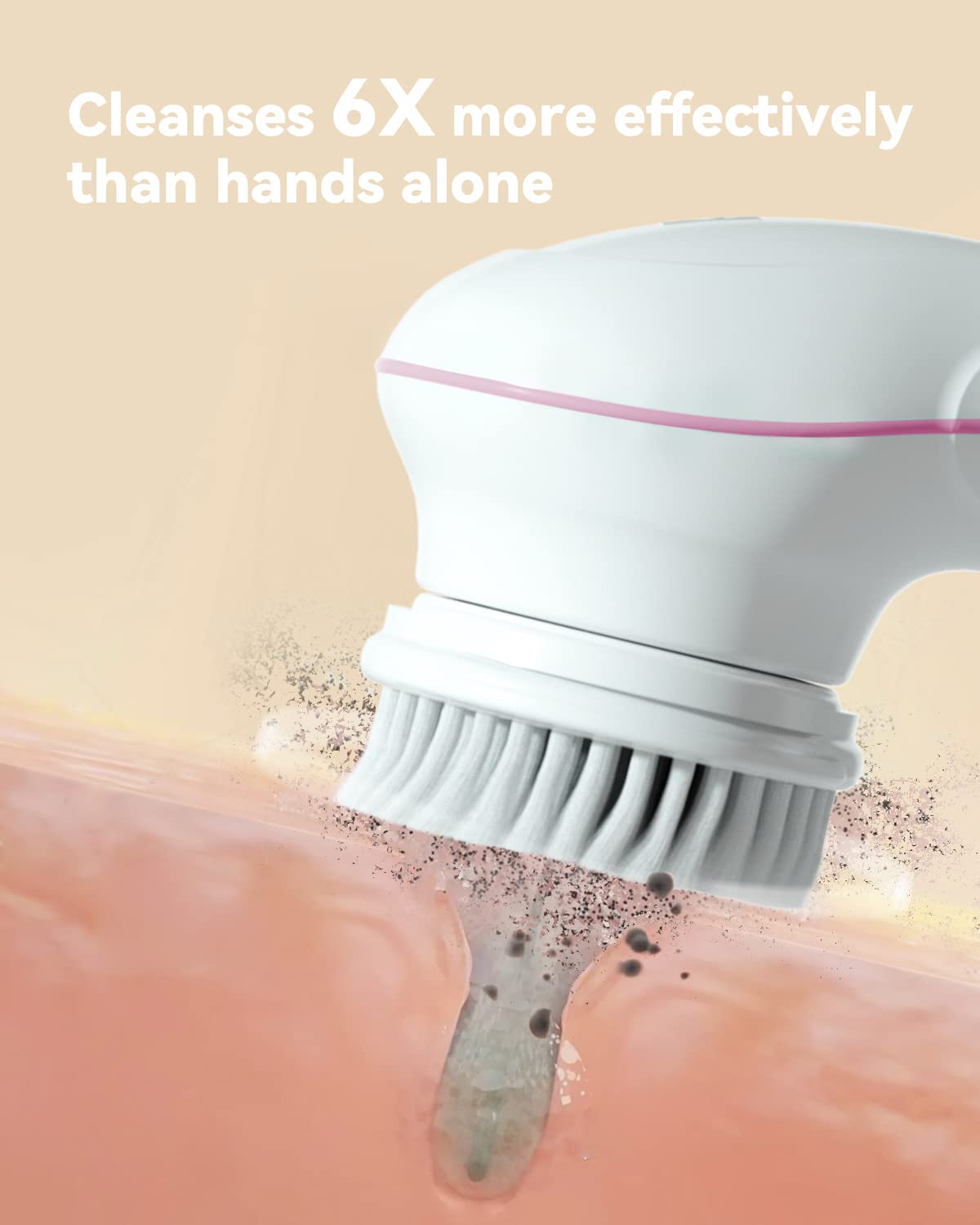 TOUCHBeauty AS-0759AG 360 Rotating facial microdermabrasion brush with 3 replacement cleansing bursh head