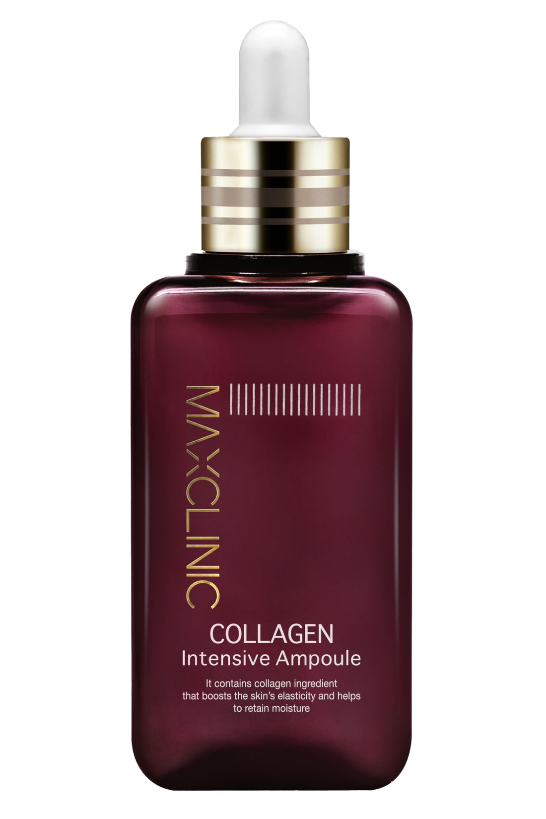 MAXCLINIC Collagen Intensive Ampoule | Firming Face Serum w/ 3 Types of Collagen | Hydrating Face Serum Ampoule Korean Skin Care | Glass Skin Ampoule (3.38 fl oz)