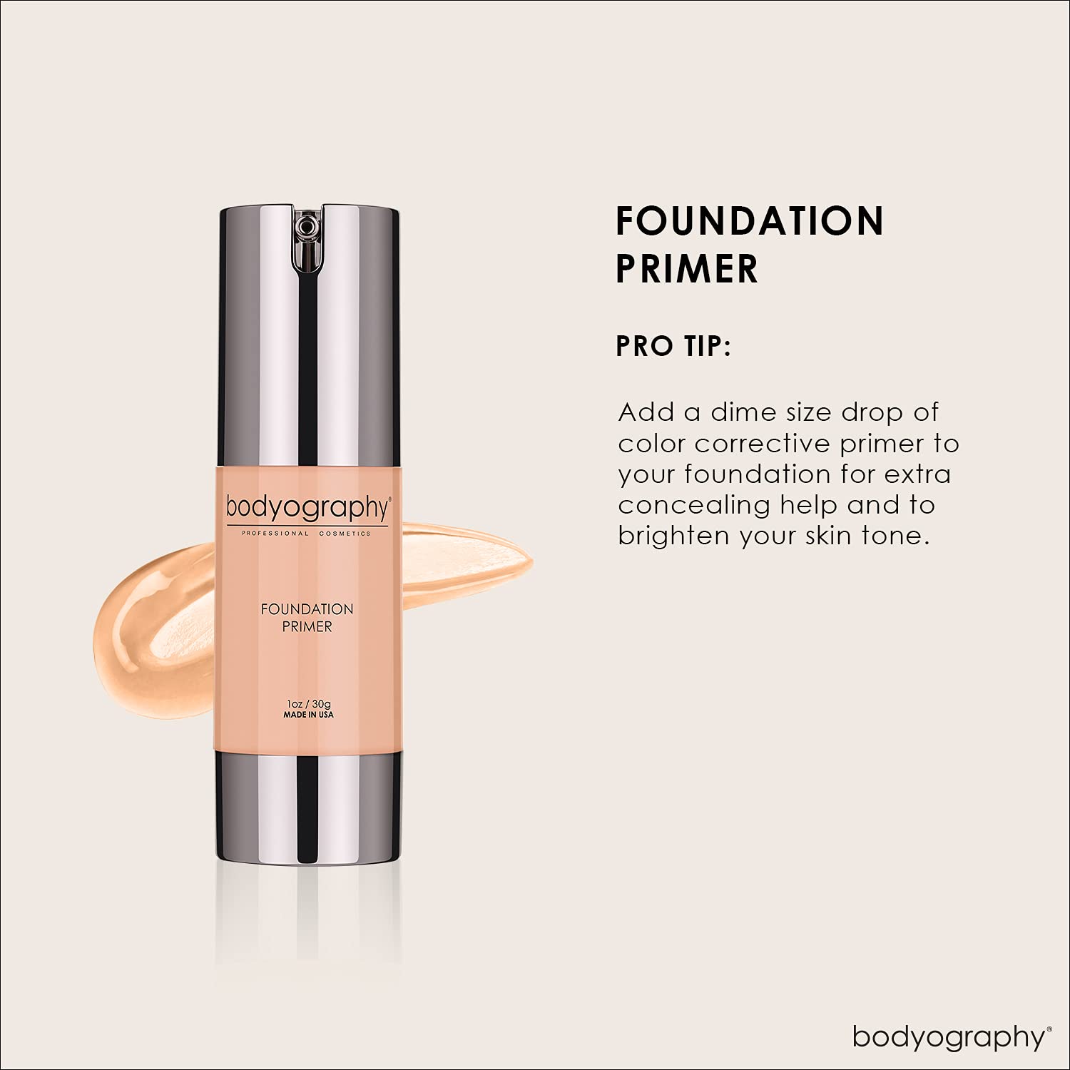 Bodyography Foundation Primer, Neutral, 1 Ounce