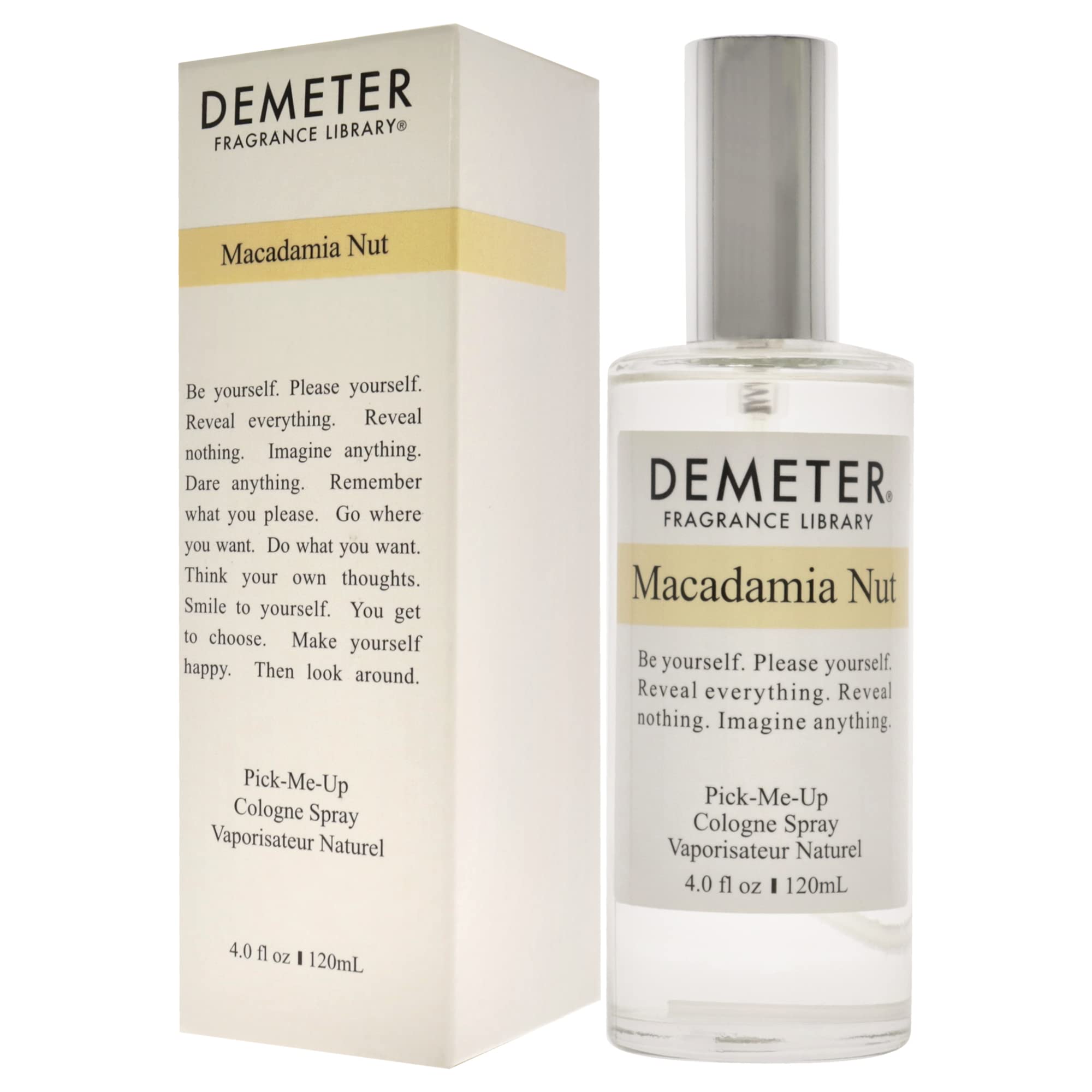 Demeter Cologne Spray for Women, Macadamia Nut, 4 Ounce