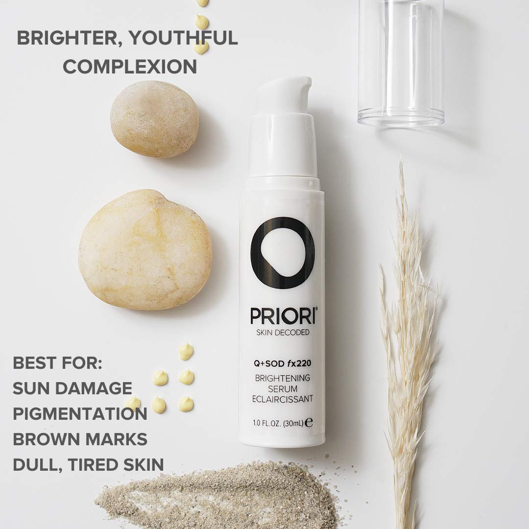 Priori Q+ SOD Fx 220 Brightening Serum Retinol Face Resurfacing 1 oz (30ml)