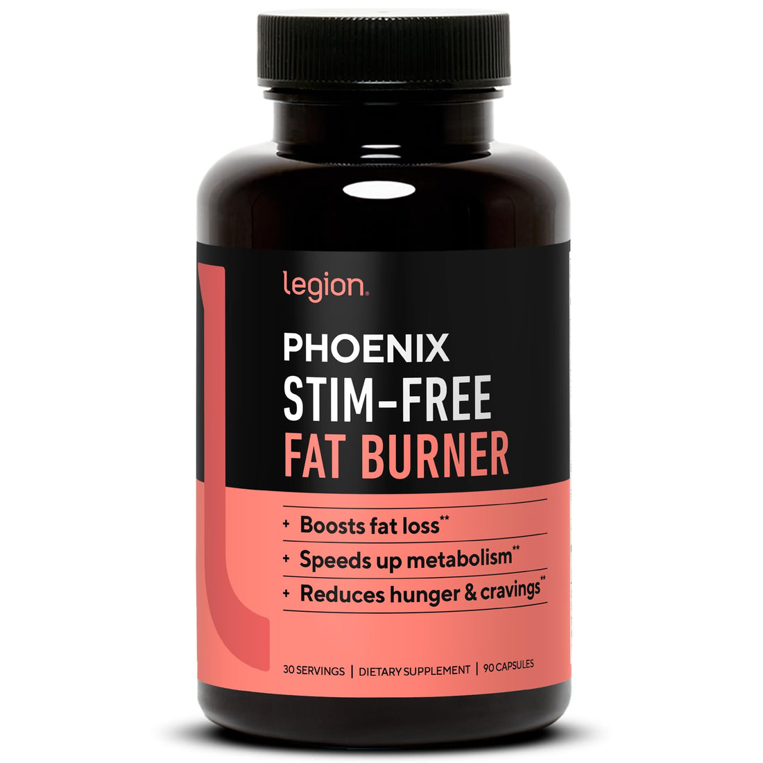 Legion Phoenix Thermogenic Fat Burners & Weight Loss Pills - 30 Serv, 90 Capsules