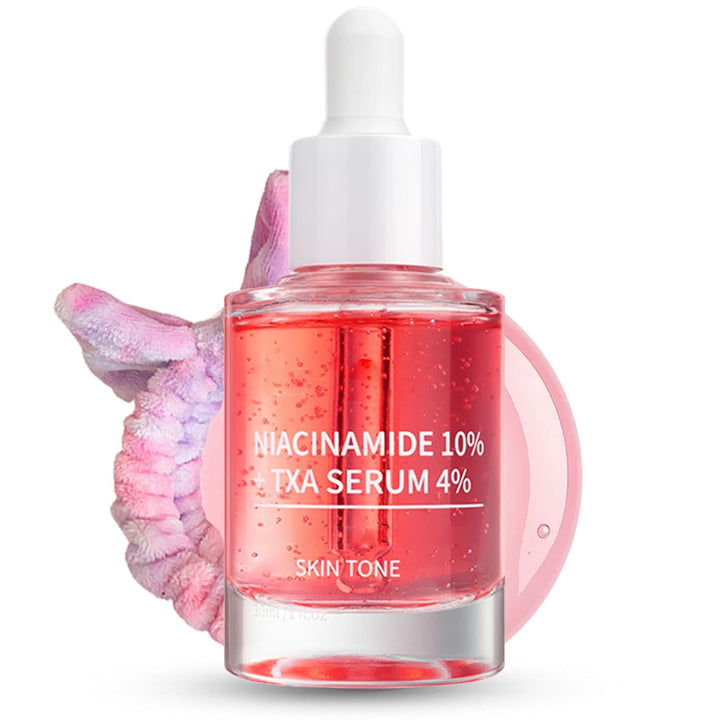 10% Niacinamide+ 4% TXA Serum - Niacinamide Serum for Face - Redness Reducing Skin Care - Face Skin Care to Firm,Smooth,Nourish - Pore Minimizer - Hydrating 10% Niaci namide Se rum Skincare for Women