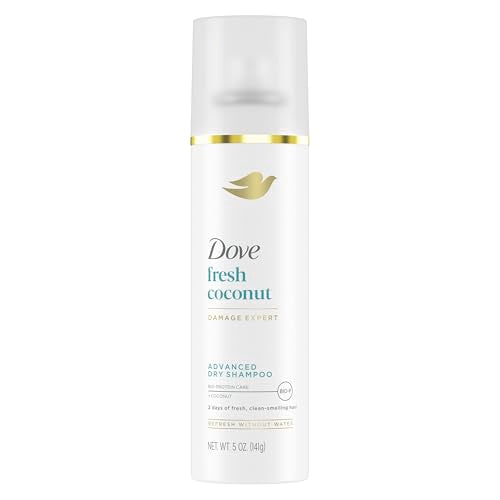 Dove Advanced Dry Shampoo Fresh Coconut Refresh Without Water Dry Shampoo Spray Absorbs Excess Oil Without Visible Residue 5 oz