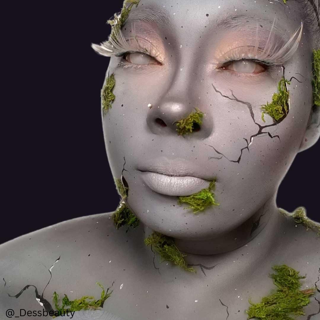 Mehron Makeup Liquid Face & Body Paint, MONSTER GREY - 4.5oz