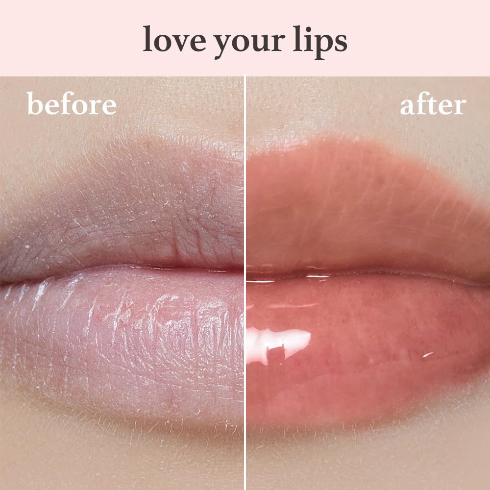 NOONI Korean Vegan Lip Oil - Appleginseng | Lip Stain, Gift, Long-Lasting, Moisturizing, Plumping, Revitalizing for Dry Lips, Waterproof, No Peel Off, Mother's Day, 0.12 Fl Oz