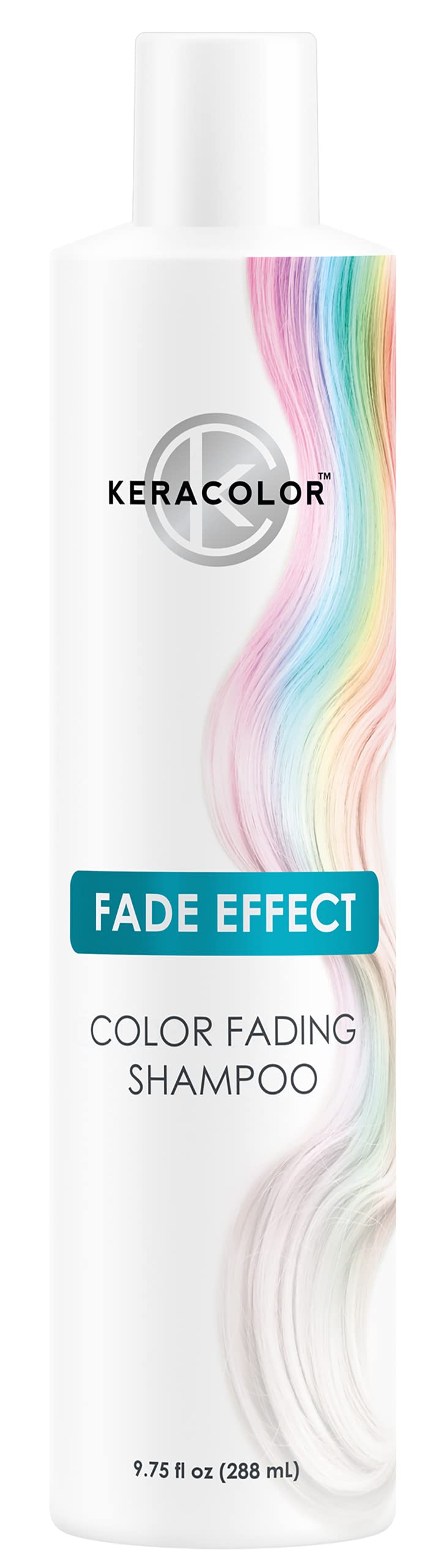 Keracolor Fade Effect Color Fading Shampoo, Gently Reduces Semi-Permanent Hair Color Intensity, 9.75 Fl Oz