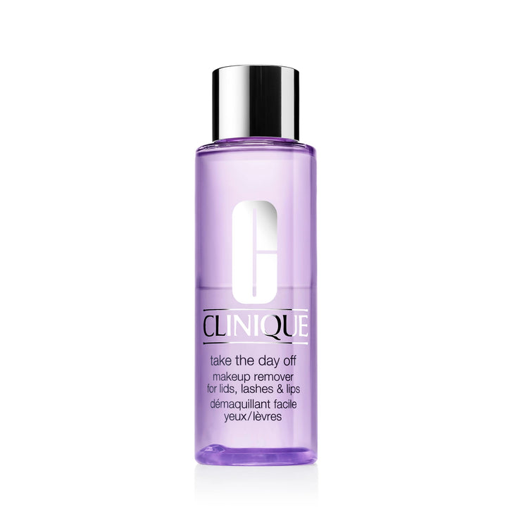 Clinique Take The Day Off Liquid Makeup Remover For Lids, Lashes, + Lips | Eye Makeup Remover | Oil Free + Non-Irritating | For All Skin Types, 4.2 Fl Oz
