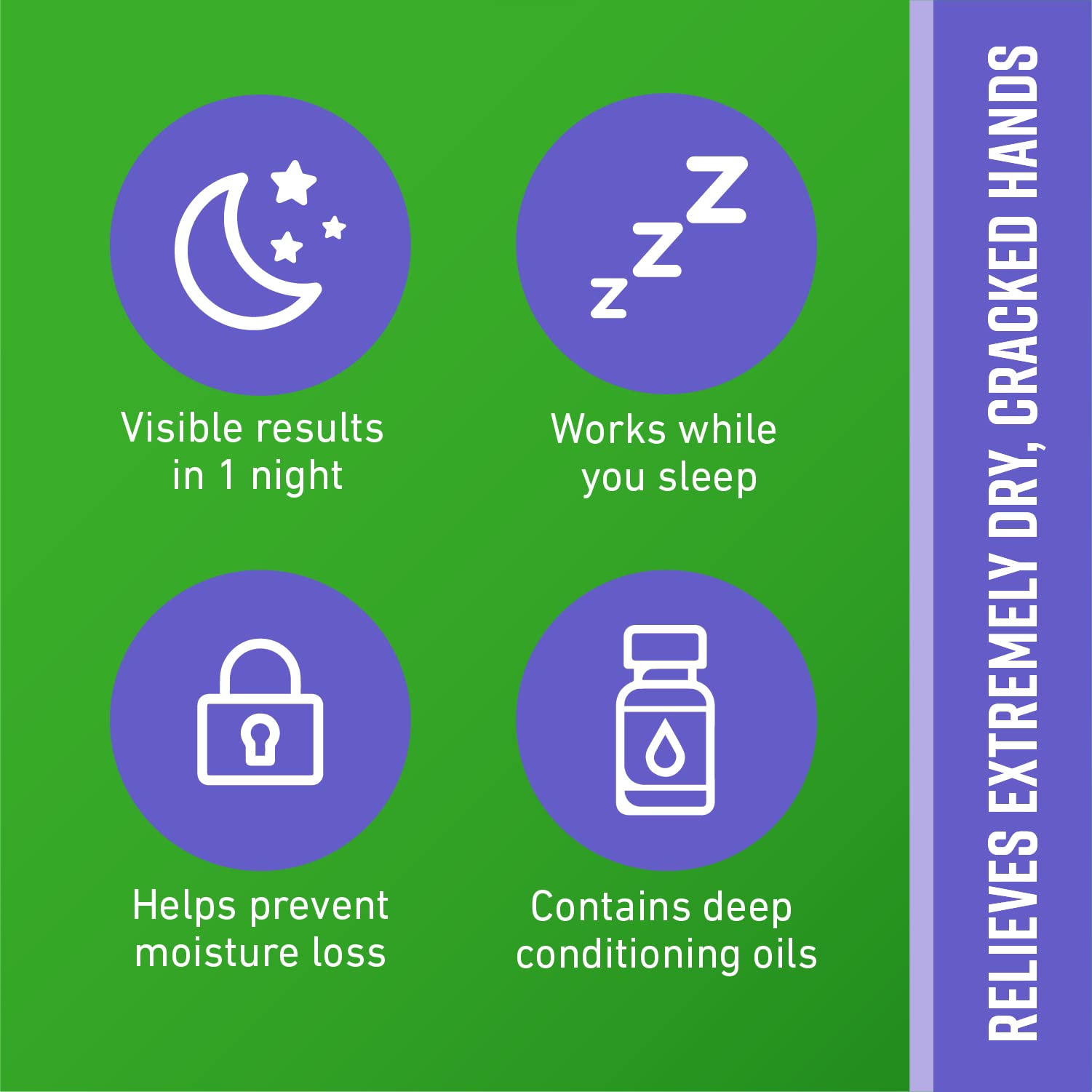 O'Keeffe's Working Hands Night Treatment Hand Cream for Extreme Dryness - 7 oz Tube (1 Pack) - Repairing Skincare for Cracked, Dry Hands