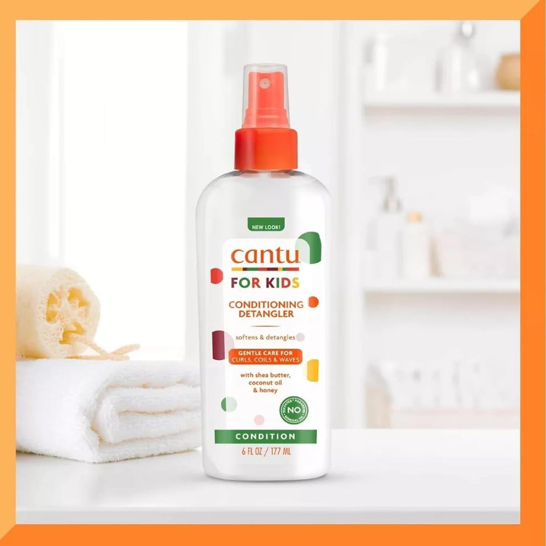Cantu Care for Kids Conditioning Detangler, 6 Fluid Ounce