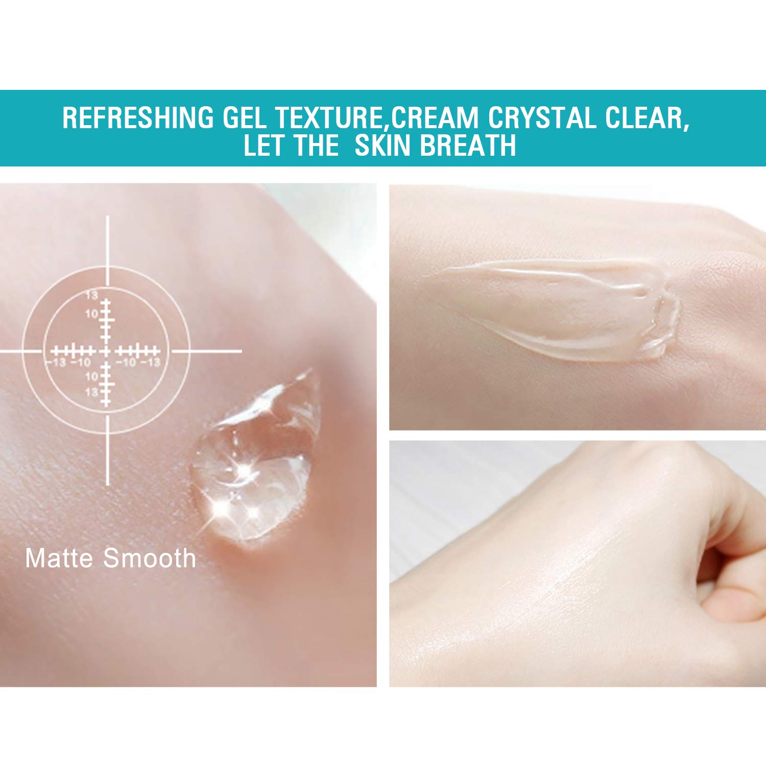 SACE LADY Invisible Pore Foundation Primer All Matte Face Primer, Oil- control and Smooth Face Primer Gel (Travel Size:0.40Fl Oz , Color: Transparent)