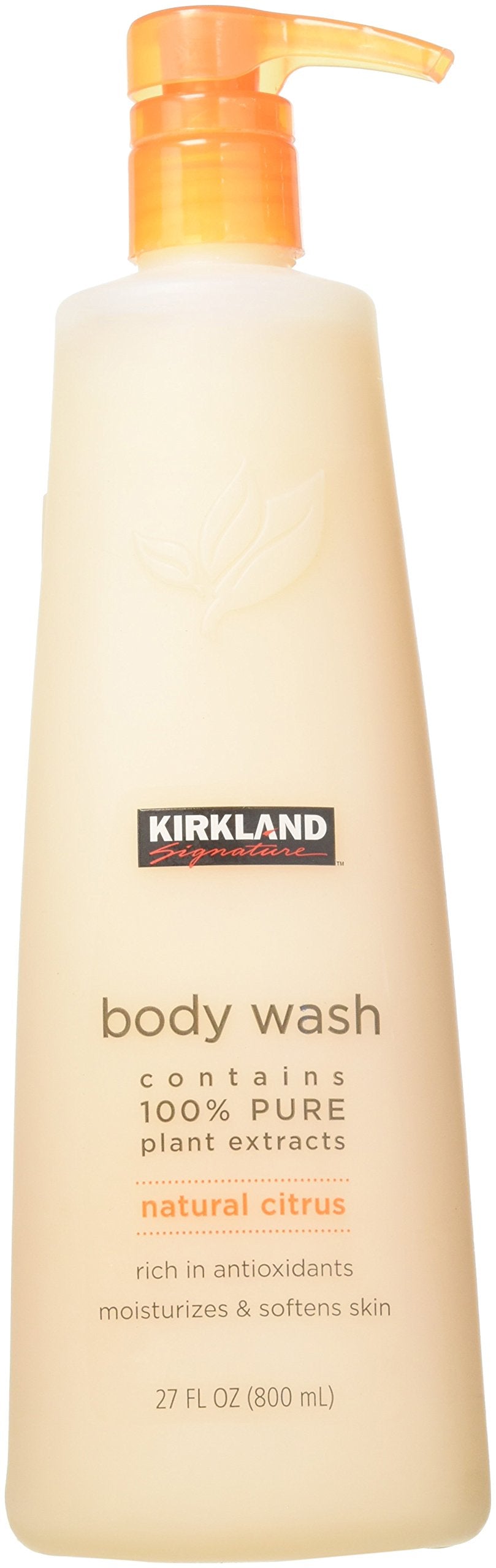 Kirkland Signature Body Wash Natural Citrus Scent 27 Ounce Bottle by Kirkland Signature