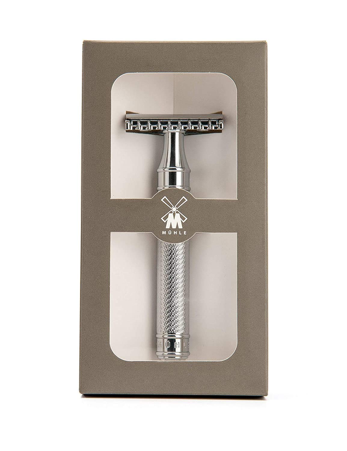 MÜHLE TRADITIONAL R41 Double Edge Safety Razor (Open Comb) For Men - Perfect for Every Day Use, Barbershop Quality Close Smooth Shave