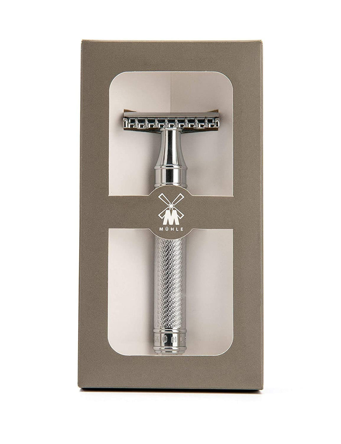 MÜHLE TRADITIONAL R41 Double Edge Safety Razor (Open Comb) For Men - Perfect for Every Day Use, Barbershop Quality Close Smooth Shave