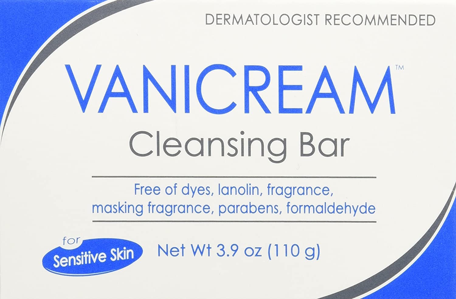 Vanicream Cleansing Bar for Sensitive Skin 3.90 oz (Pack of 7)