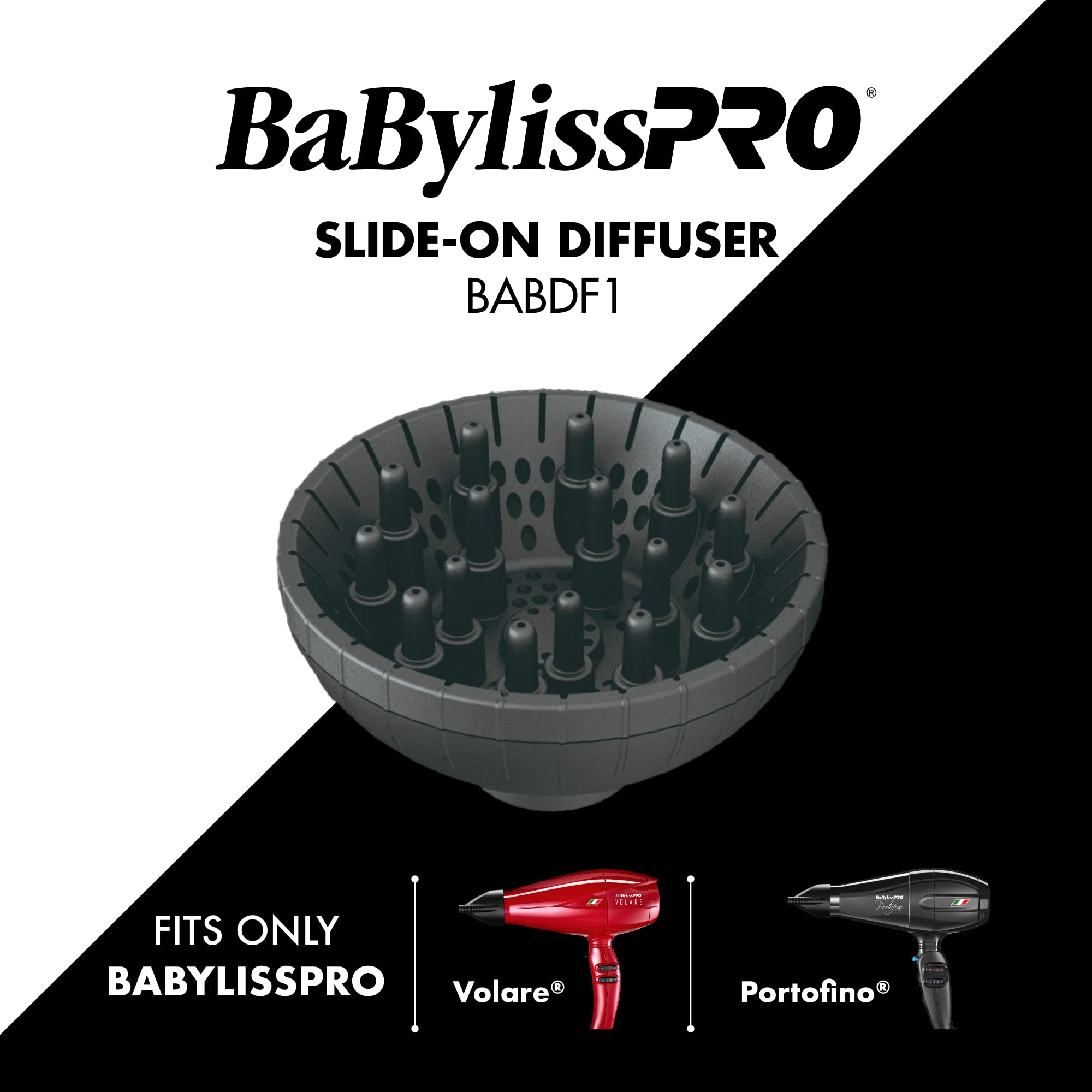 BaBylissPRO Italian Series Slide-On Diffuser