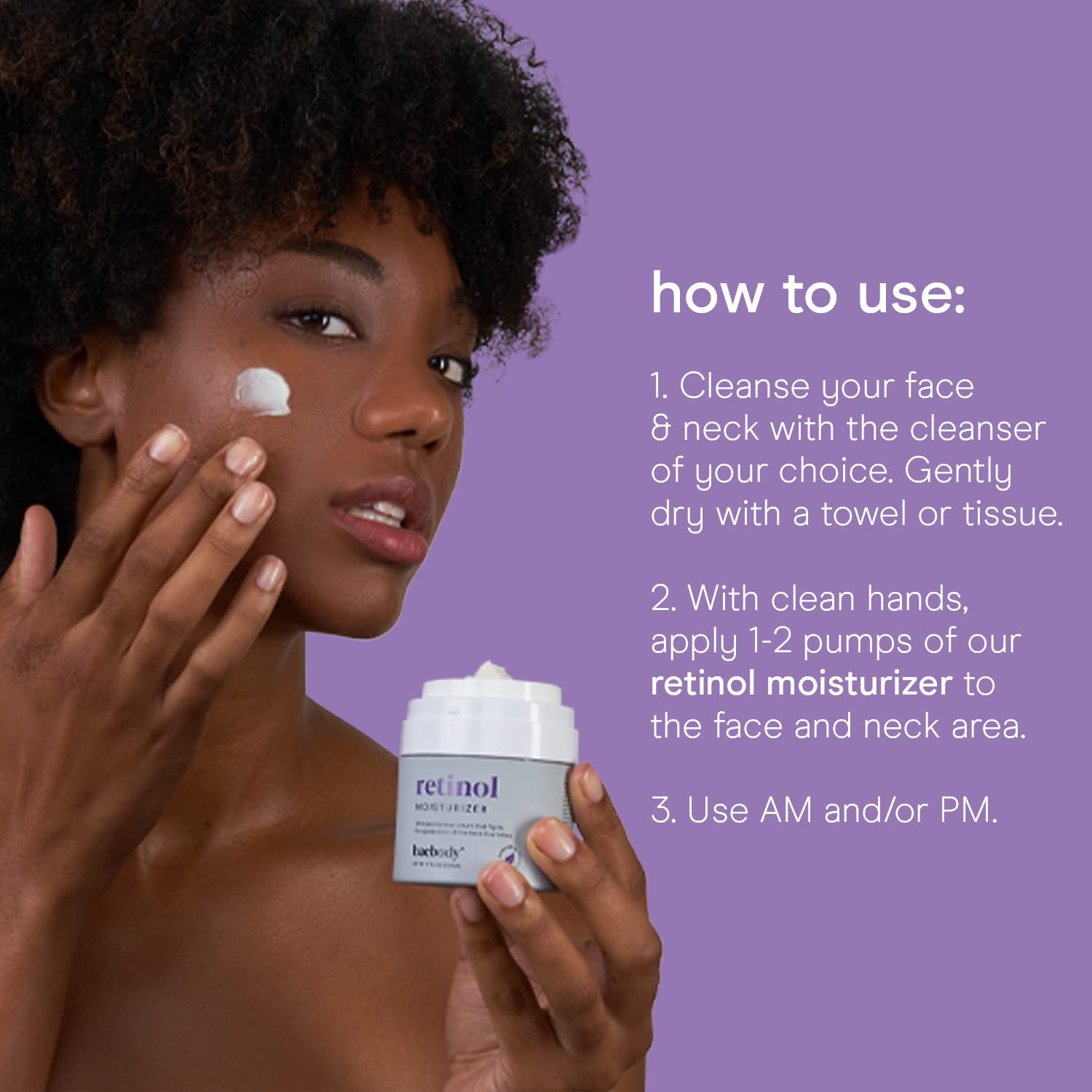 Baebody Made in USA Retinol Cream for Face - Anti Aging Face Cream - Day & Night Anti Wrinkle Cream for Women & Men, Jojoba Oil and Vitamin E, 1.7 Oz - Beauty Gifts for Women