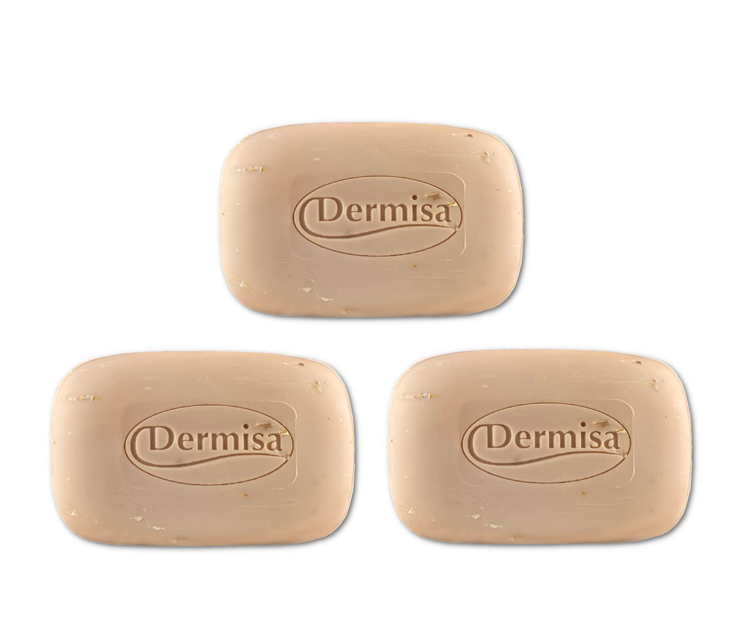 Dermisa Soap Exfoliating Oatmeal, 3 oz., Pack of 3