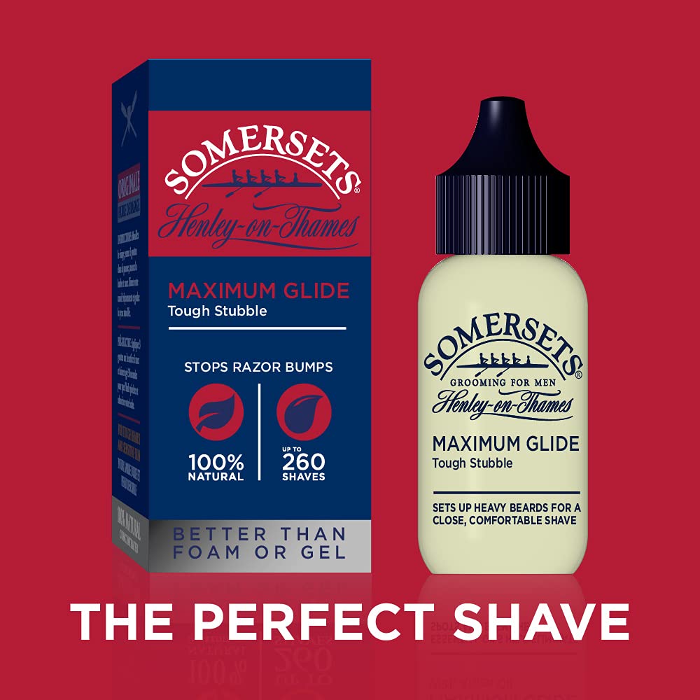 Somersets Tough Stubble Shaving Oil, 1.2 fl oz