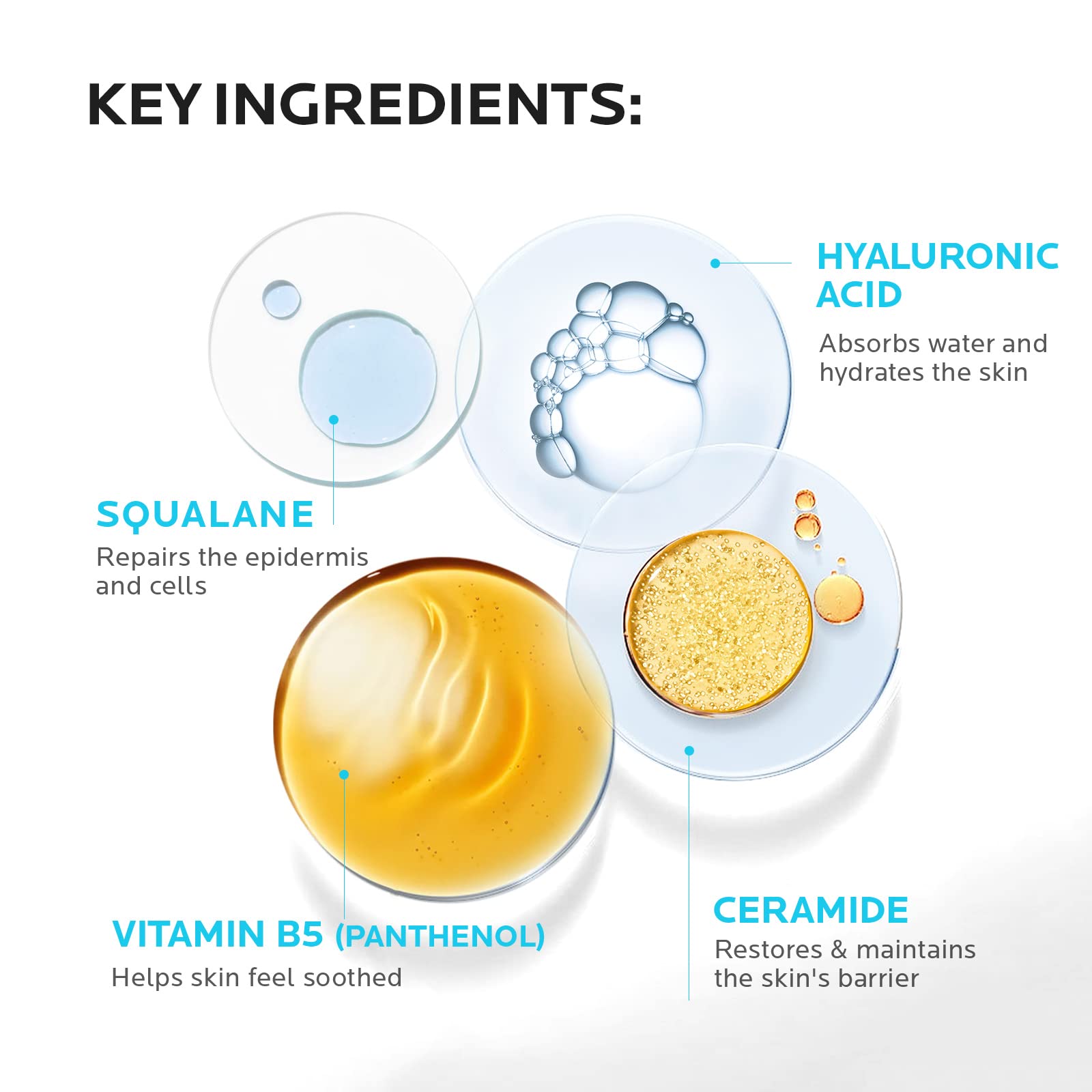 ZealSea Face Moisturiser Lotion with Hyaluronic Acid & Ceramide & Aloe Vera, Hydration Moisturiser for Normal To Dry Sensitive Skin, Facial and Body Hydrating Moisturizing Cream - 290 ml