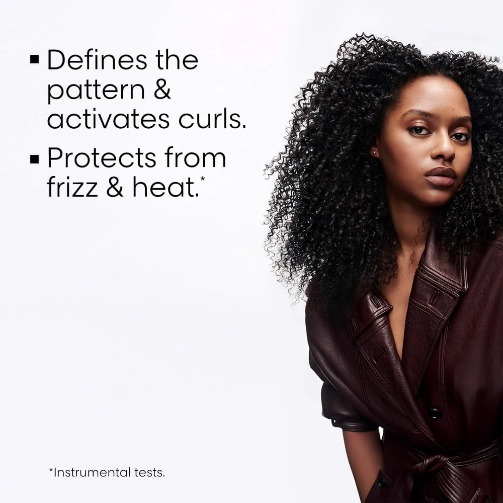 L'Oréal Professionnel Curl Expression Definition Activator - For Curly and Coily Hair, Defines Curls and Coils, Silicone and Paraben Free