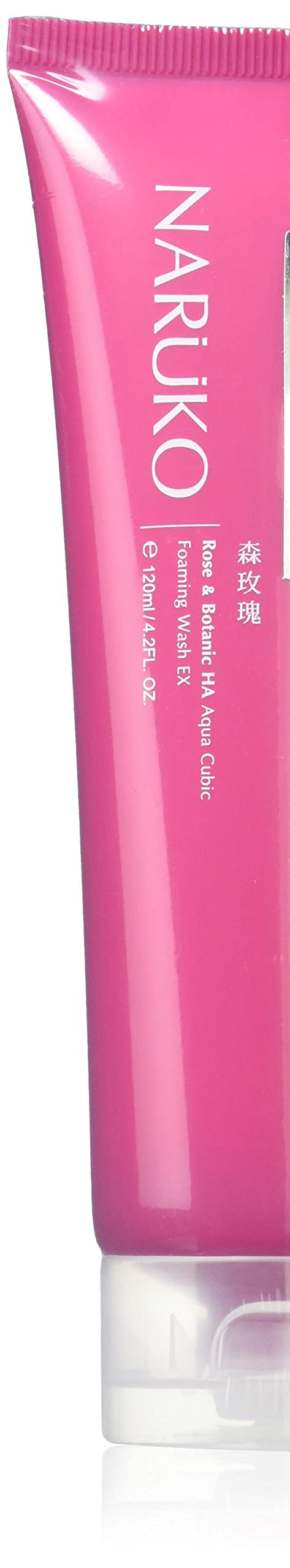Naruko Rose and Botanic Ha Aqua Cubic Foaming Wash, 4.2 Ounce