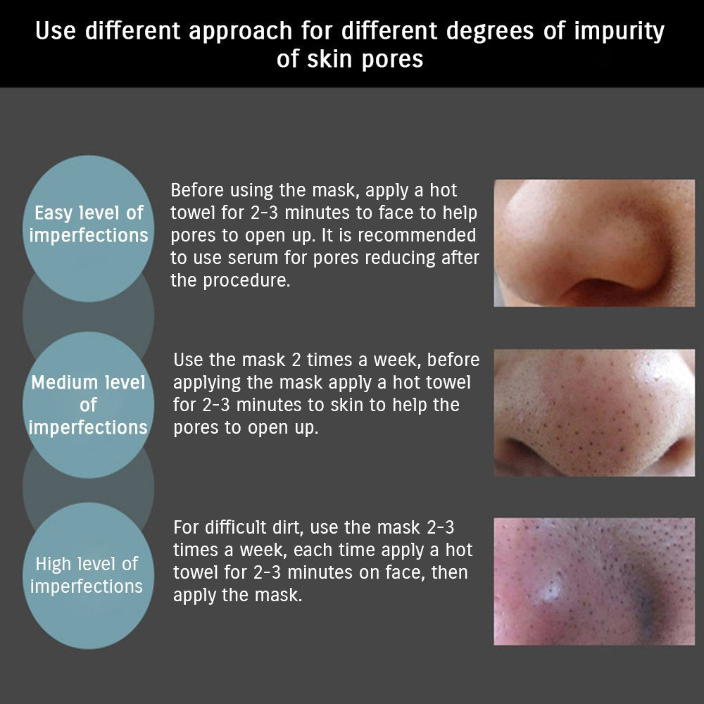 BIOAQUA Blackhead Remover Black Spots Mask Nose Pilaten Acne Purifying Peel Off Charcoal Deeply Cleanses Pores Skin …