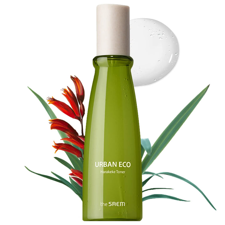 [The SAEM] Urban Eco Harakeke Toner 150ml - 90% Harakeke Extract, Firming Gel Type Fresh Moisturizing Facial Toner, Skin Soothing & Purifying
