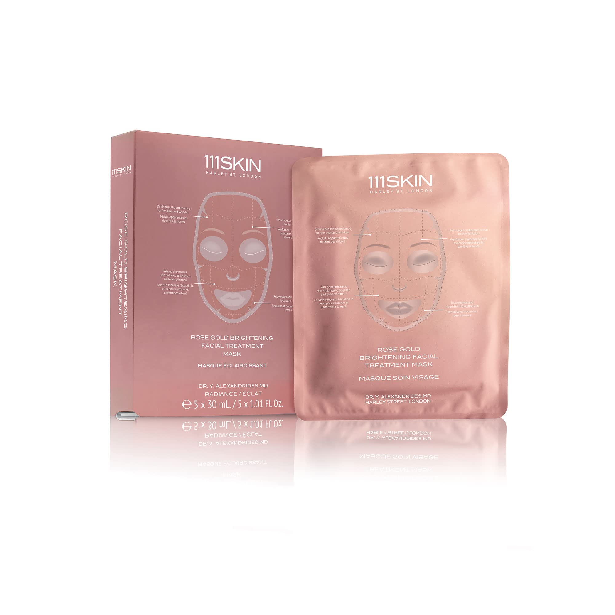 111Skin 111 Skin Rose Gold Brightening Facial Treatment Mask