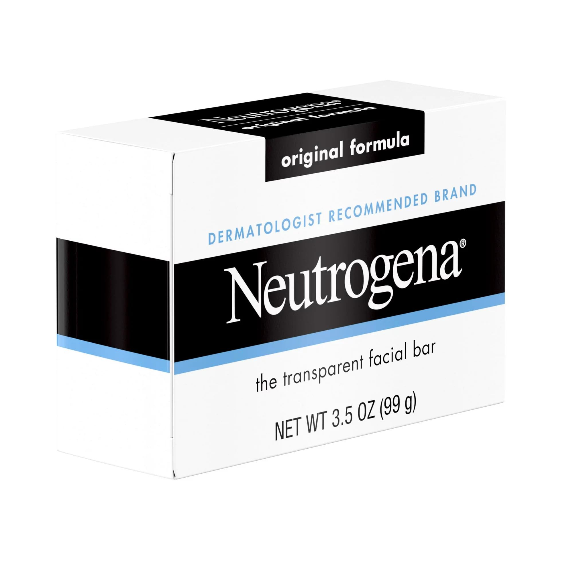 Neutrogena The Transparent Facial Bar Original Formula, 3.50 oz (Pack of 12)