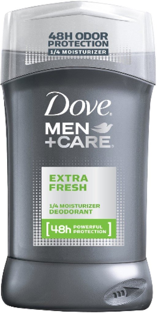 Dove Men+Care Deodorant Stick Aluminum-free formula with 48-Hour Protection Extra Fresh Deodorant for men with Vitamin E and Triple Action Moisturizer 3 oz