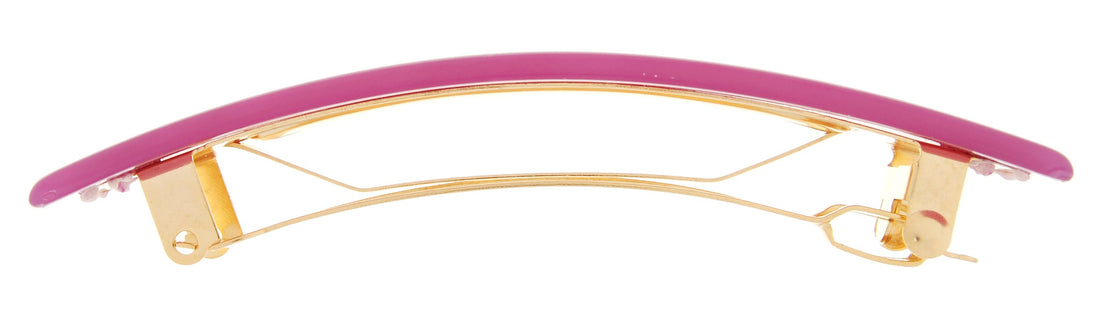 Nacro Azalea : France Luxe Classic Rectangle Barrette - Nacro Azalea