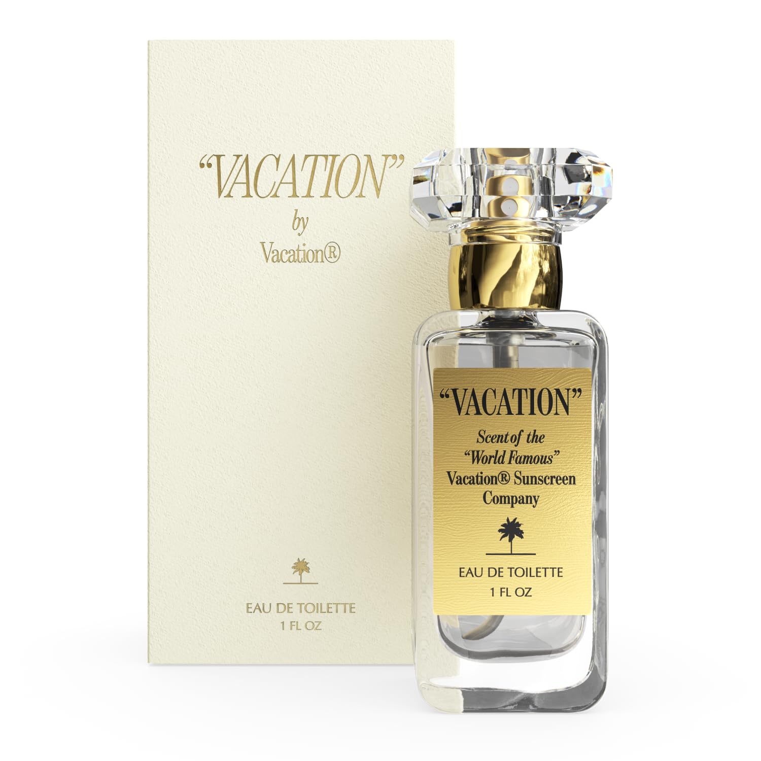 VACATION by Vacation Sunscreen Eau de Toilette, Beach Coconut Perfume for Women & Men, Scent of Sunscreen & Summer, Travel Size, 1 Fl. Oz.