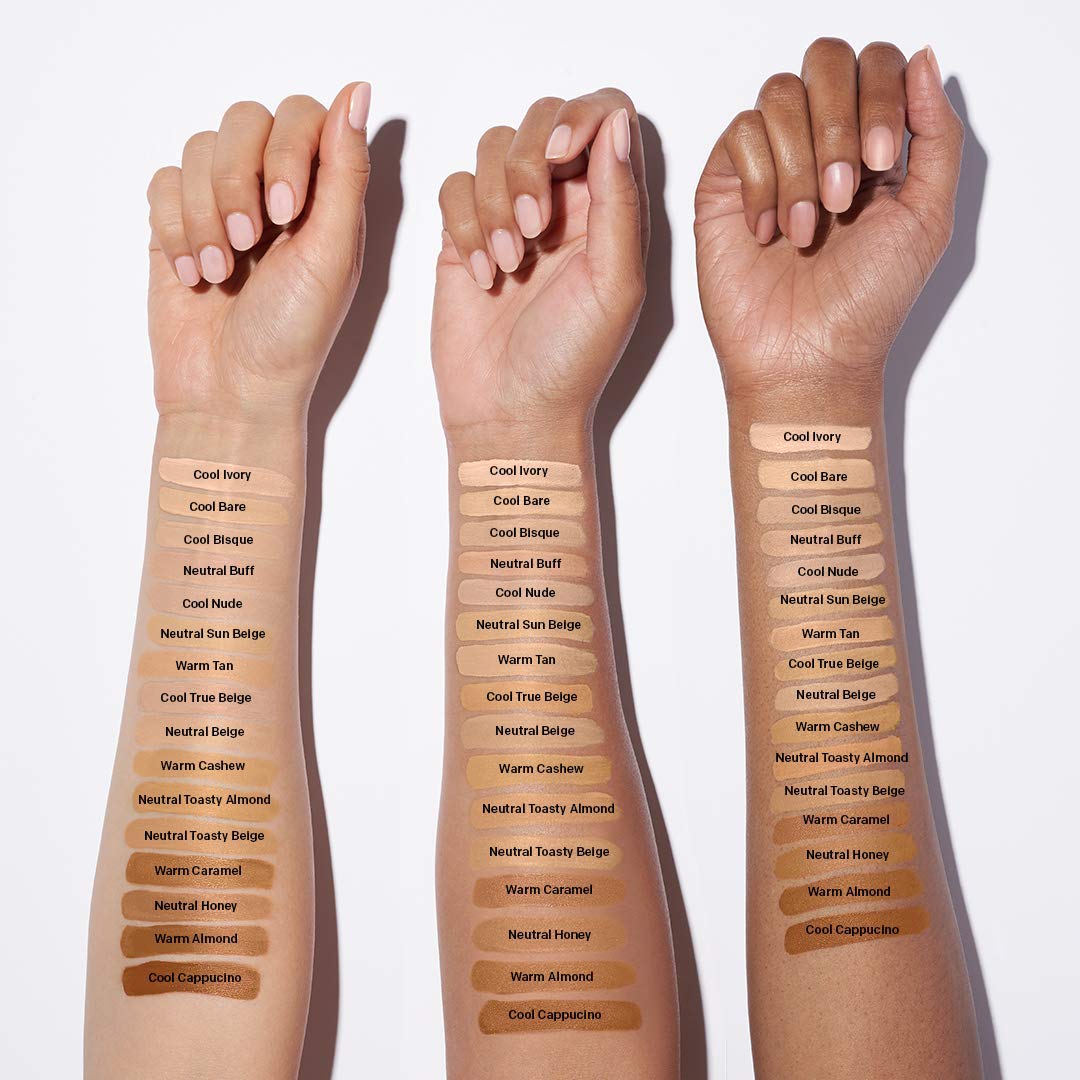 Almay Skin Perfecting Comfort Matte Foundation, Hypoallergenic, Cruelty Free, -Fragrance Free, Dermatologist Tested Liquid Makeup, Warm Almond