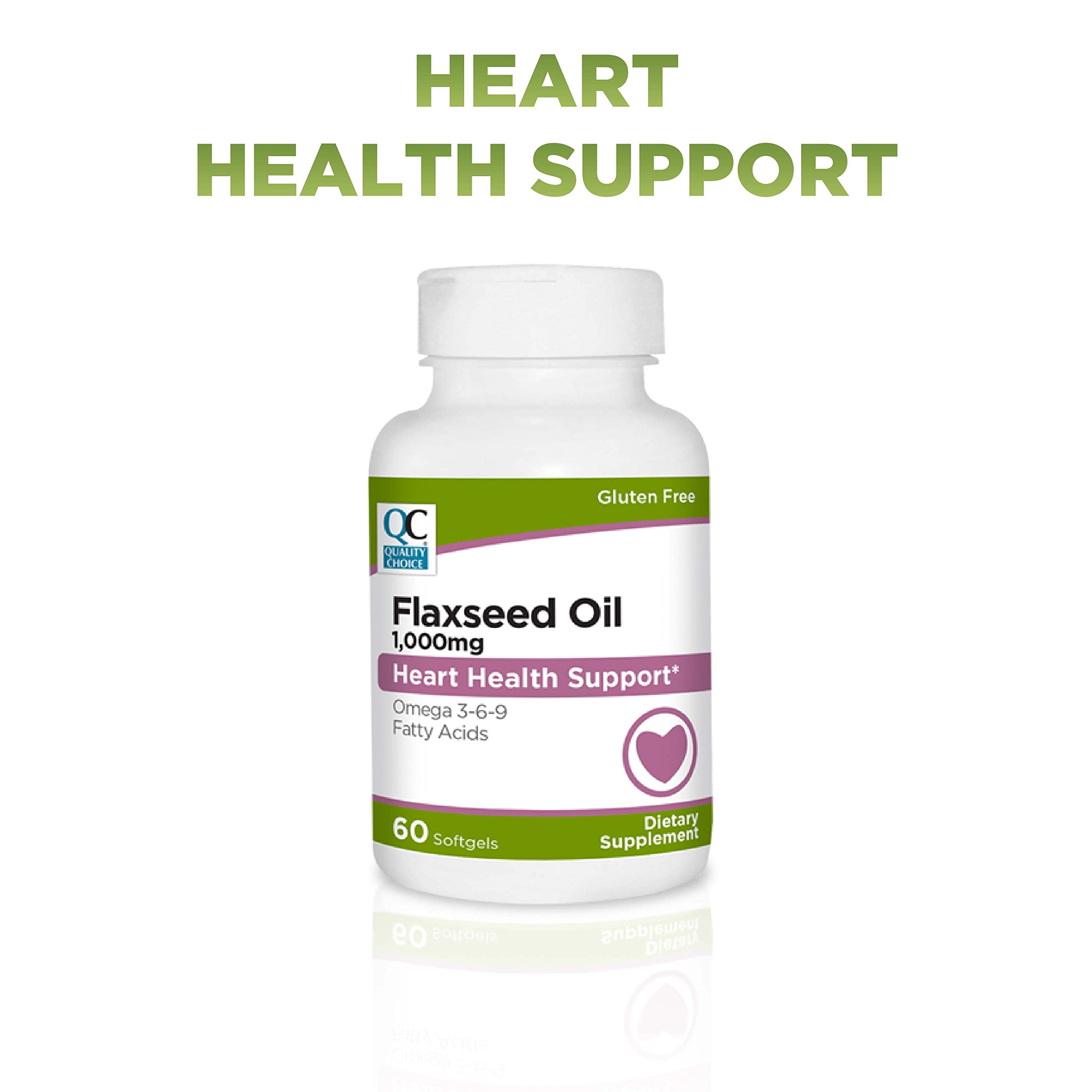 Quality Choice Flaxseed Oil 1,000 mg Softgels