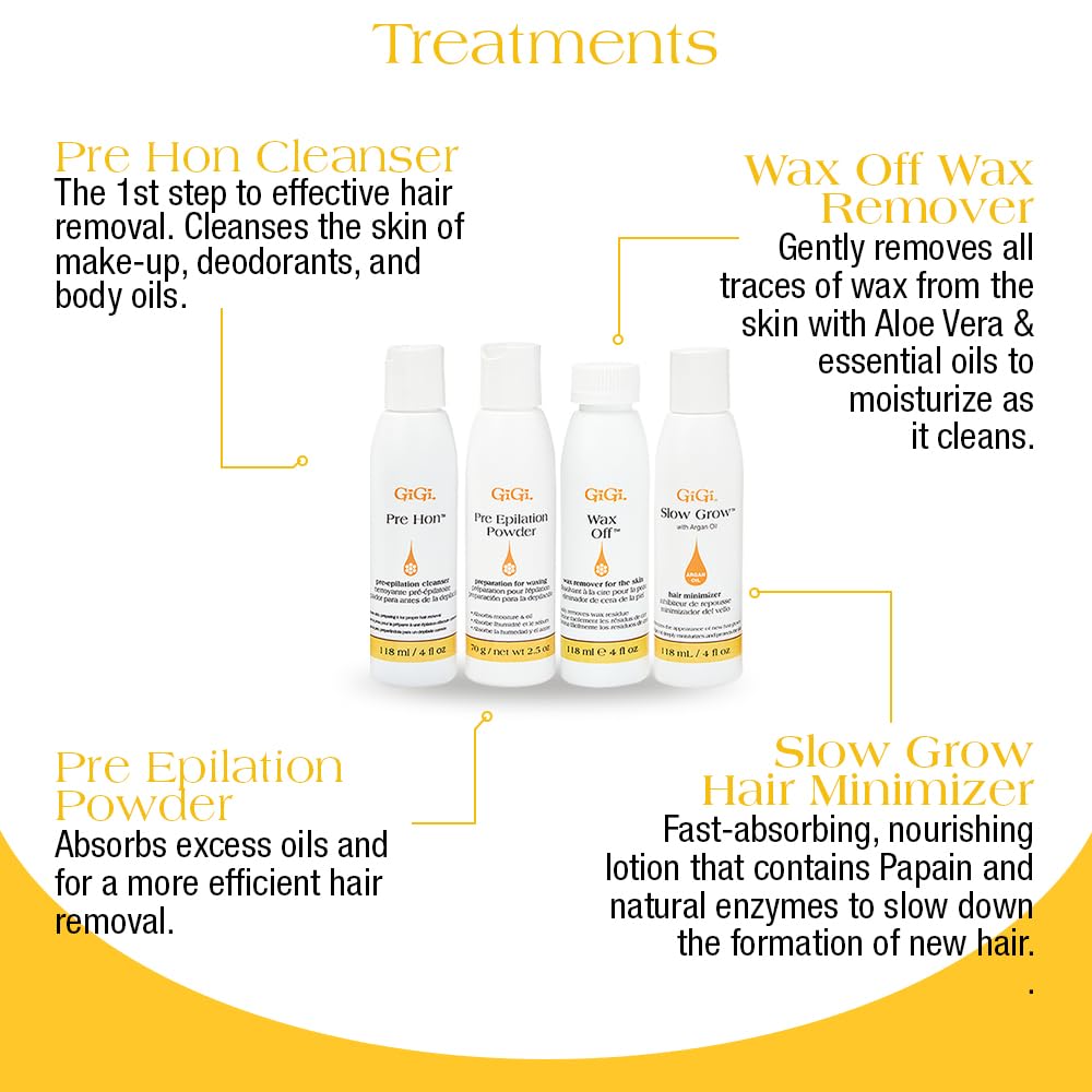 GiGi Student Starter Hair Removal Waxing Kit