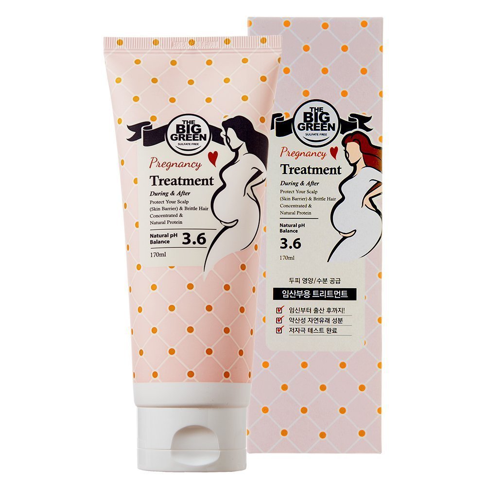 BIGGREEN Pregnancy Treatment 170ml- Natural Ingredients-Chemical Free-Dry & Damaged-Moisturizing & Hydrating