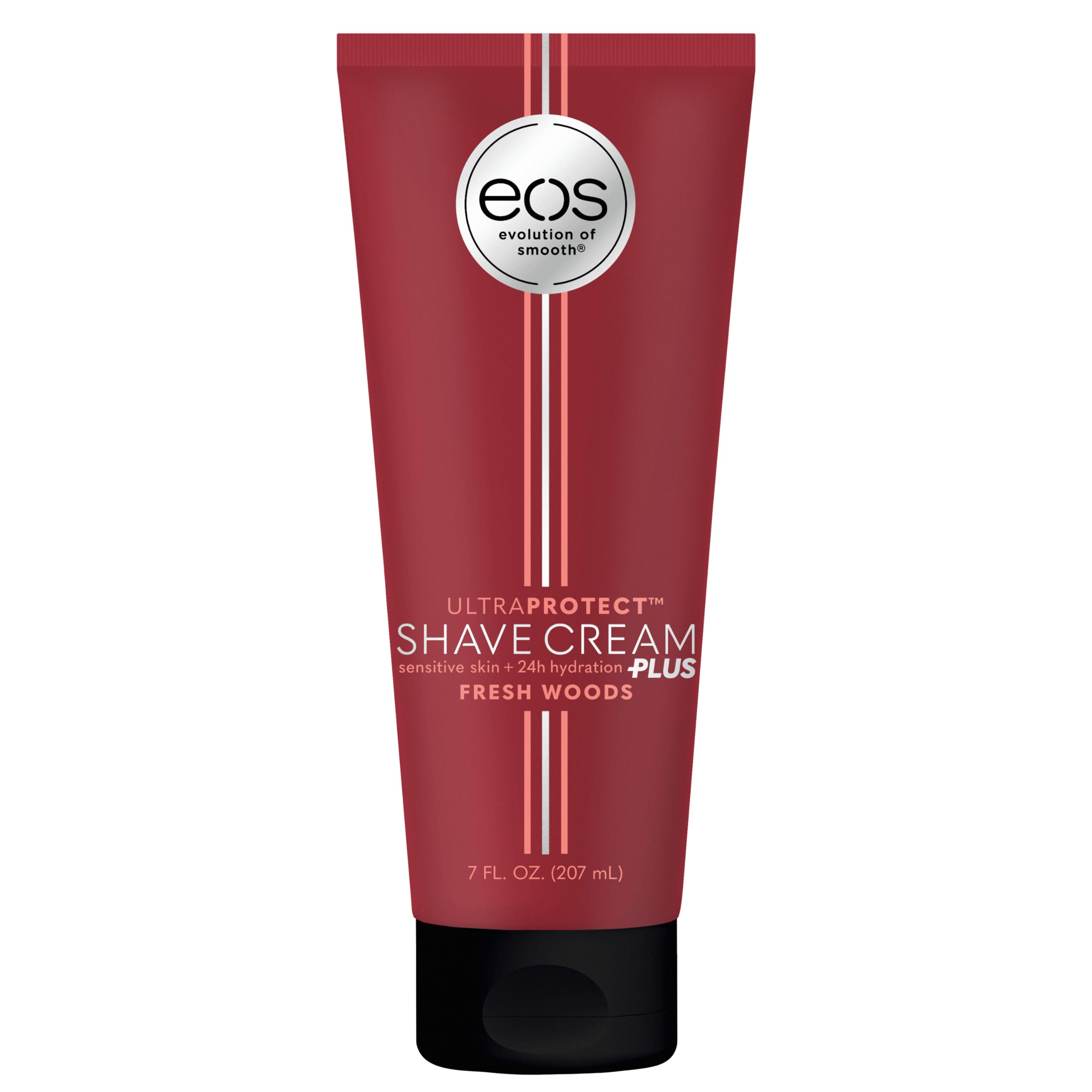 eos UltraProtect™ Men’s Shave Cream- Fresh Woods, 24-Hour Hydration, Non-Foaming Formula, 7 fl oz
