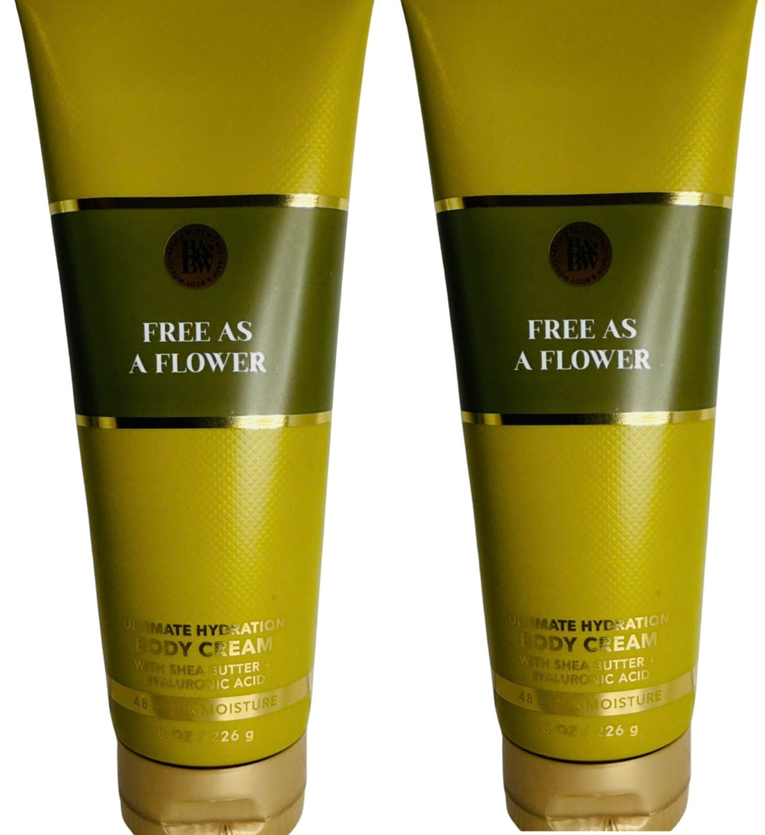 Bath & Body Works Womens Free As A Flower Ultimate Hydration Body Cream 8 Ounces Pack of 2