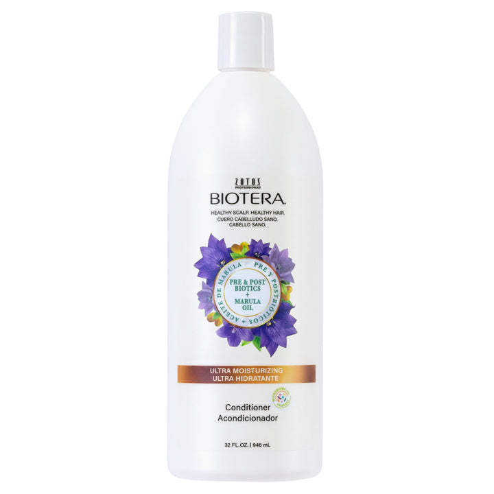 Biotera Ultra Moisturizing Conditioner | Hydrates Dry, Damaged, Coarse Hair | Microbiome Friendly | Vegan & Animal Test Free | Paraben & Sulfate Free | Color-Safe | 32 Fl Oz