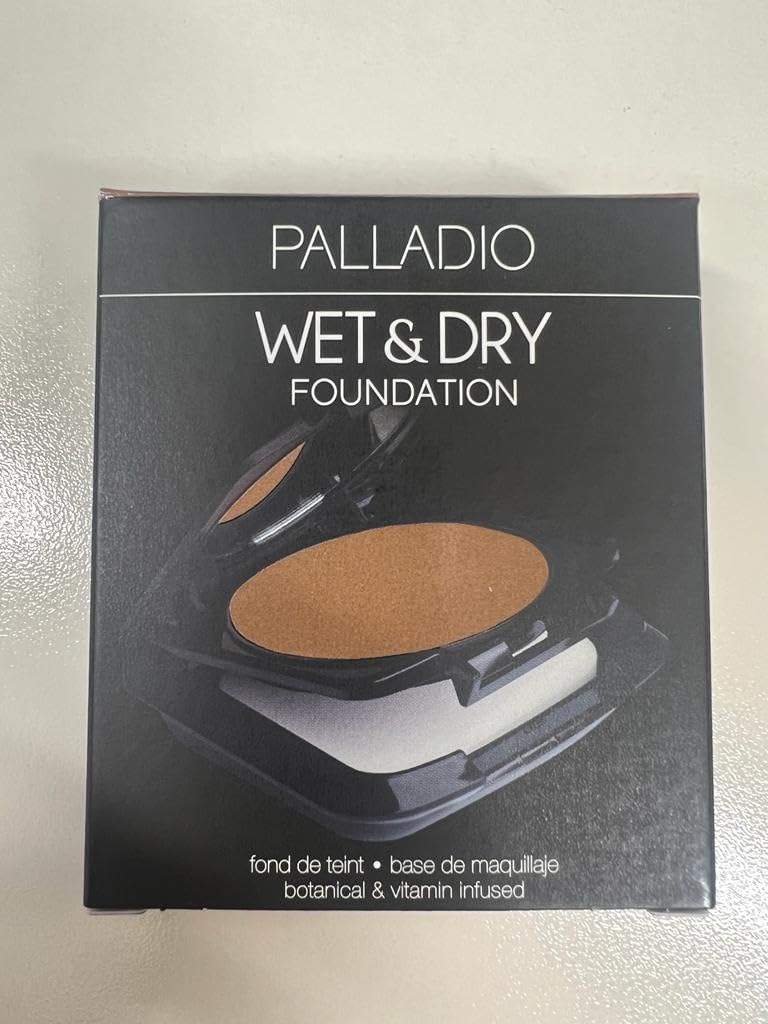 Palladio Beauty DUAL WET DRY FOUNDATION 0.28 oz, RICH MOCHA, 8 g